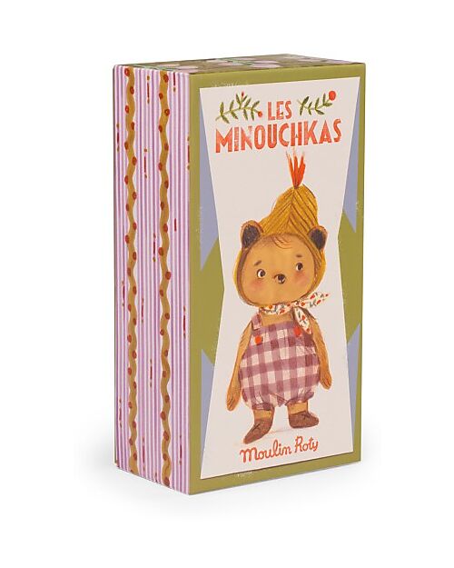 Moulin Roty Peluche Orsetto Emile - Les Minouchkas - 23 cm - Cotone Peluche