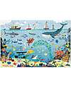 Moulin Roty Puzzle in Barattolo di Latta - 96 pezzi - Tema Oceano - con Lente d'Ingrandimento Puzzle