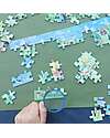 Moulin Roty Puzzle in Barattolo di Latta - 96 pezzi - Tema Oceano - con Lente d'Ingrandimento Puzzle