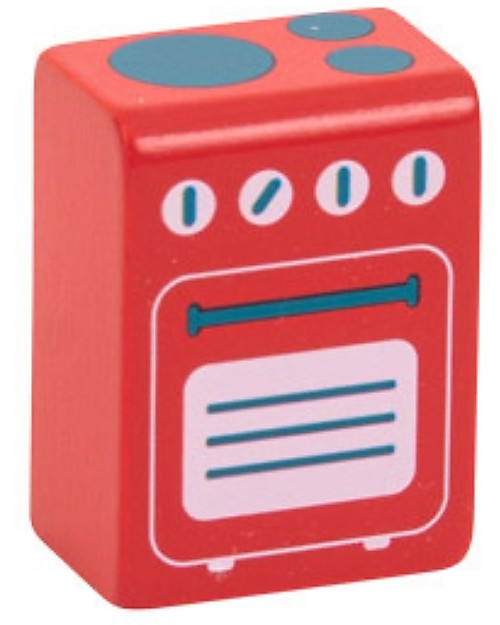 Moulin Roty Roulotte in Legno - La Grande Famille - con Julius il Cane Macchine e Trenini  in Legno