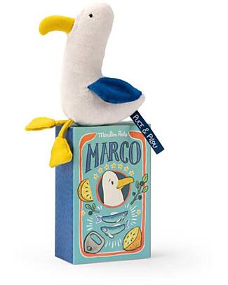 Moulin Roty Sonaglio Marco il Gabbiano - Puce & Pilou - 18 cm Sonagli