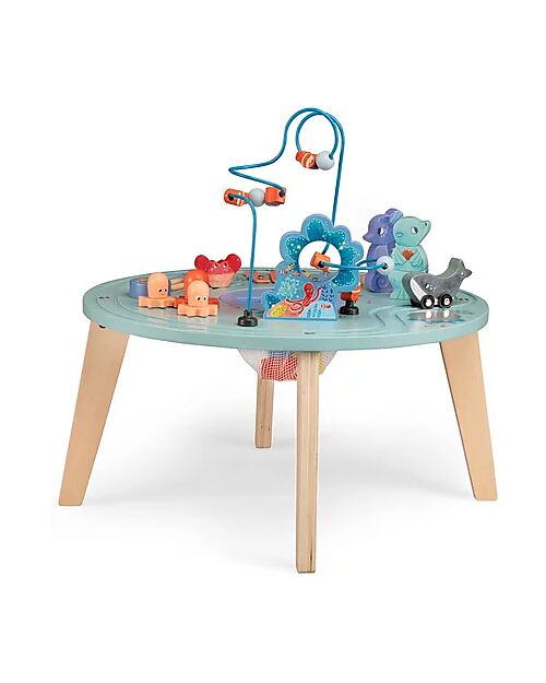 Moulin Roty Tavolo Attività - Les Aventures de Paulie - Legno Incastri in Legno