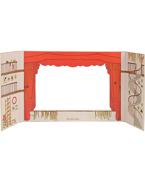 Moulin Roty Teatro delle Ombre e Ombre da Montare Giochi per Inventare Storie