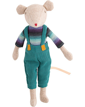 Moulin Roty Topolino Noisette, La Famille Mirabelle - 30 cm Peluche