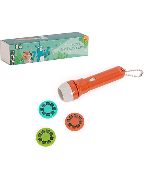 Moulin Roty Torcia Proietta Storie - dans la Jungle - nella Giungla Giochi per Inventare Storie