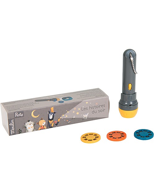 Moulin Roty Torcia Proietta Storie di Gatti, Les Moustaches - Super Divertente! Giochi per Inventare Storie