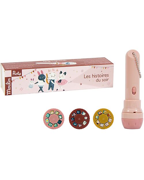 Moulin Roty Torcia Proietta Storie - Dopo la Pioggia - 3+ anni Giochi per Inventare Storie