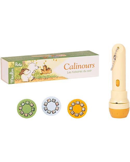 Moulin Roty Torcia Proietta Storie - l'Orsetto Calinours Giochi per Inventare Storie
