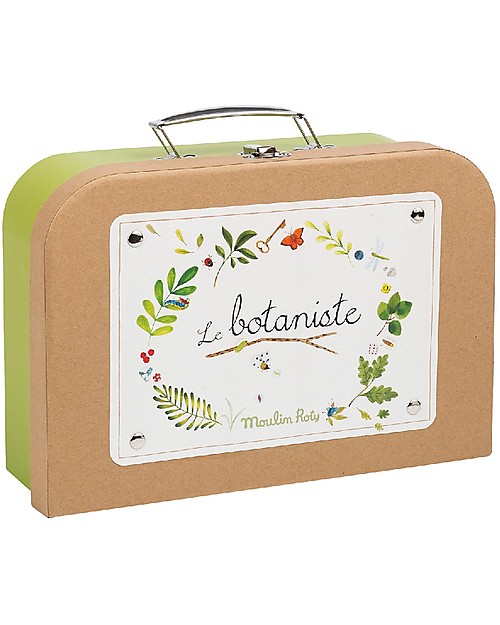 Moulin Roty Valigetta Botanista - Tutto l'occorrente per conoscere e amare le piante! Giochi da Giardinaggio