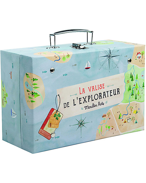 Moulin Roty Valigetta da Esploratore, Le Jardin - Per Partire all'Avventura! Giochi da Esterno_