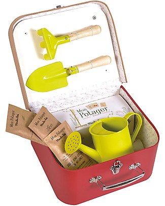 Moulin Roty Valigetta da Giardiniere, Le Jardin - Contiene 9 Accessori! Giochi Da Esterno_