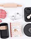 Moulin Roty Valigetta del Pasticciere - Jouets d'hier - Completa di tutti gli Strumenti! Cucine Giocattolo