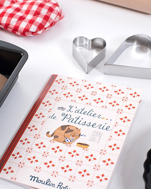 Moulin Roty Valigetta del Pasticciere - Jouets d'hier - Completa di tutti gli Strumenti! Cucine Giocattolo