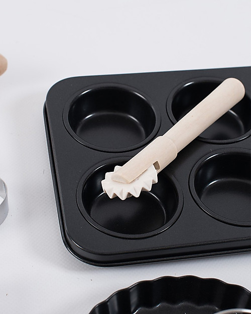 Moulin Roty Valigetta del Pasticciere - Jouets d'hier - Completa di tutti gli Strumenti! Cucine Giocattolo