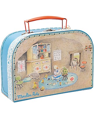 Moulin Roty Valigetta Dottore - La Grande Famille - Cura le Tue Bambole! Far finta di