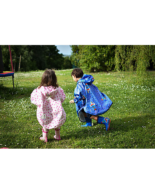 Mr.Tiggle Mantella Impermeabile - Razzo Stellato - con Zip Frontale Impermeabili