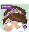 Mudpuppy Make-a-Mask Set, Principessa - 4 Maschere da Colorare Travestimenti