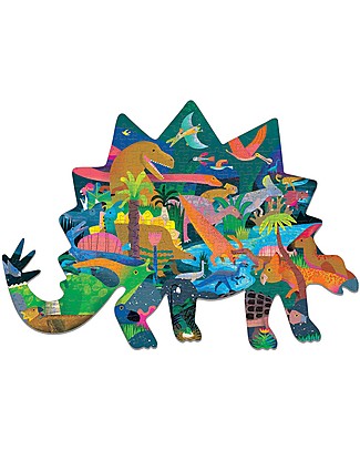 Mudpuppy Puzzle Preistoria a Forma di Dinosauro - 300 pezzi - Carta Riciclata! Puzzle