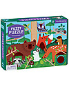 Mudpuppy Puzzle Tattile Bosco - 42 Pezzi Grandi - Carta Riciclata! Puzzle