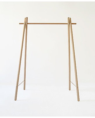 Mum and Dad Factory Appendiabiti per Bambini in Legno di Faggio, alto 124 cm - Fatto in Francia! Appendiabiti