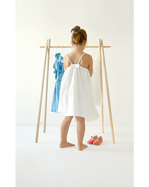 Mum and Dad Factory Appendiabiti per Bambini in Legno di Faggio, alto 127 cm - Fatto in Francia! Appendiabiti