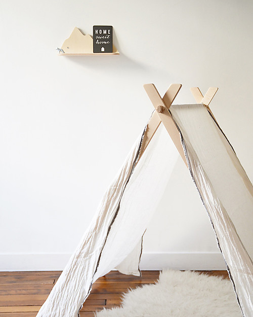 Mum and Dad Factory Mensola Montagna in Legno di Faggio - 33 cm Mensole