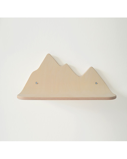 Mum and Dad Factory Mensola Montagna in Legno di Faggio - 33 cm Mensole