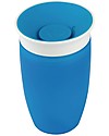 Munchkin Bicchiere Antigoccia "Impara a Bere"  Miracle® 360°, 300 ml - Azzurro Bicchieri