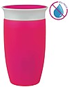 Munchkin Bicchiere Antigoccia "Impara a Bere"  Miracle® 360°, 300 ml - Rosa Bicchieri