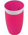 Munchkin Bicchiere Antigoccia "Impara a Bere"  Miracle® 360°, 300 ml - Rosa Bicchieri