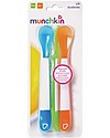 Munchkin Cucchiaini Primissimo Svezzamento con Punta Morbida, Set da 3 - Senza BPA! Posate
