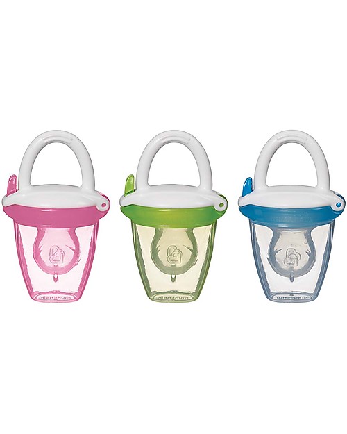 Munchkin Succhietto Dosatore Anti-Soffocamento con Cappuccio Prime Pappe e Puree - Verde Ciucci