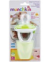Munchkin Succhietto Dosatore Anti-Soffocamento con Cappuccio Prime Pappe e Puree - Verde Ciucci