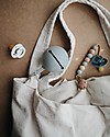 Mushie Custodia Porta Ciuccio - 100% Silicone Alimentare - Grigio Ciucci