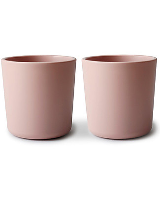 Mushie Set 2 Tazze - Lavabile in Lavastoviglie - Blush Tazze e Bicchieri