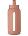 Muuki Borraccia - Vetro Borosilicato - Canyon Clay - 750 ml - Riduce la Plastica e Monitora l'Idratazione Necessaria Giornaliera Borracce non Termiche