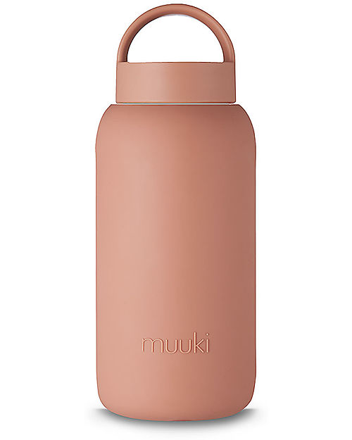 Muuki Borraccia - Vetro Borosilicato - Canyon Clay - 750 ml - Riduce la Plastica e Monitora l'Idratazione Necessaria Giornaliera Borracce non Termiche