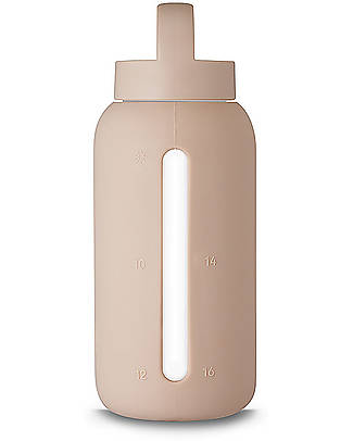 Muuki Borraccia - Vetro Borosilicato - Desert Rose - 750 ml - Riduce la Plastica! Borracce non Termiche