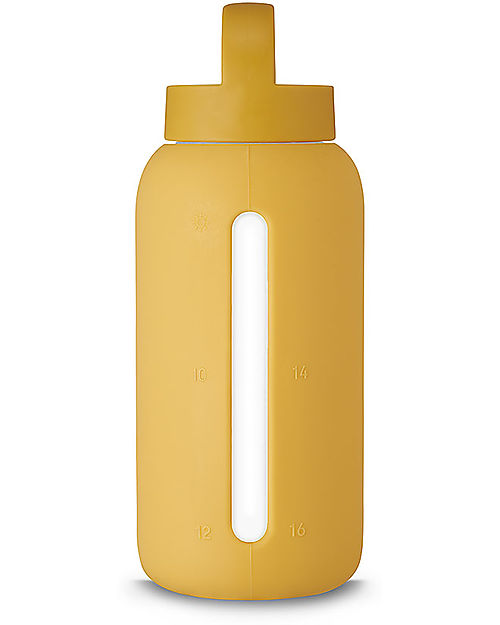 Muuki Borraccia - Vetro Borosilicato - Honey Mustard - 750 ml - Riduce la Plastica! Borracce non Termiche