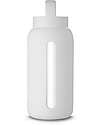Muuki Borraccia - Vetro Borosilicato - Nimbus Cloud - 750 ml - Riduce la Plastica! Borracce non Termiche