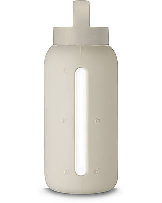 Muuki Borraccia - Vetro Borosilicato - Summer Sand - 750 ml - Riduce la Plastica! Borracce non Termiche
