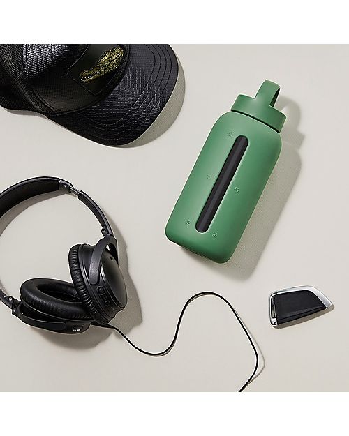 Muuki Borraccia - Vetro Borosilicato - Supreme Green - 750 ml - Riduce la Plastica! Borracce non Termiche