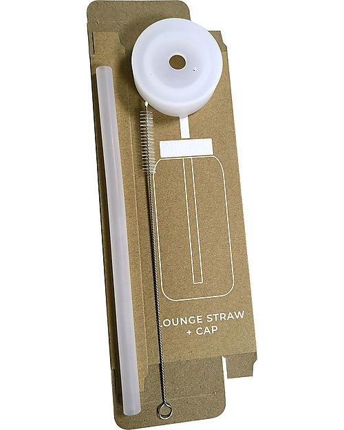 Muuki Tappo con Cannuccia per Borraccia Muuki - Lounge Straw + Cap - Bianco Accessori Borracce
