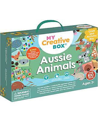 My Creative Box Kit Creativo Animali Australiani My Creative Box - 6 Attività - Età 3+ Giochi Creativi