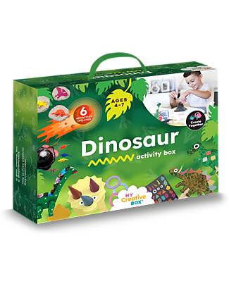 My Creative Box Kit Creativo Dinosauri My Creative Box - 6 Attività - Età 3+ Giochi Creativi