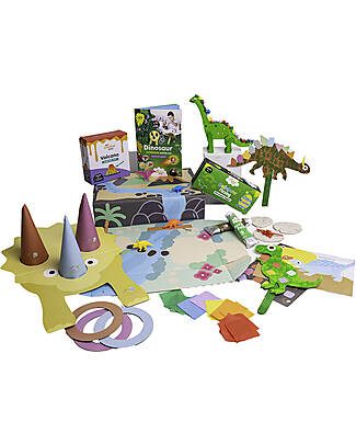 My Creative Box Kit Creativo Dinosauri My Creative Box - 6 Attività - Età 3+ Giochi Creativi