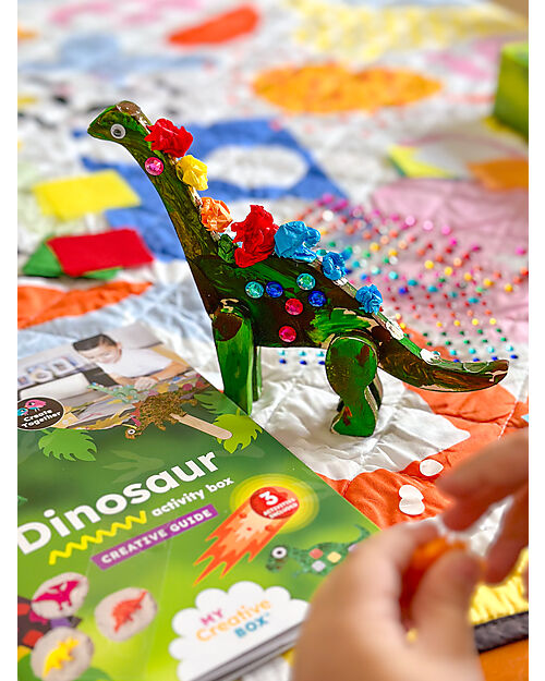My Creative Box Kit Creativo Dinosauri My Creative Box - 6 Attività - Età 3+ Giochi Creativi