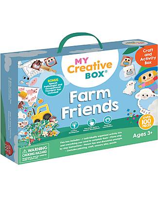 My Creative Box Kit Creativo Fattoria My Creative Box - 6 Attività - Età 3+ Giochi Creativi