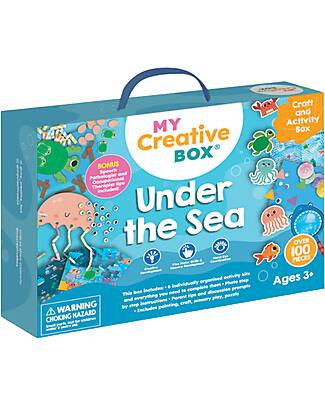 My Creative Box Kit Creativo Fondo del Mare My Creative Box - 6 Attività - Età 3+ Giochi Creativi