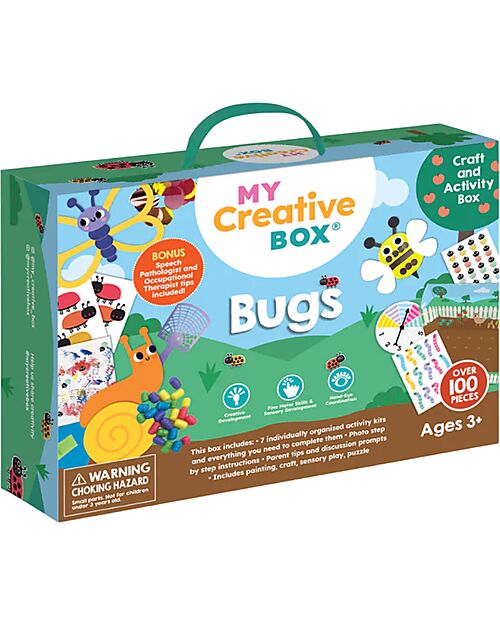 My Creative Box Kit Creativo Insetti My Creative Box - 6 Attività - Età 3+ Giochi Creativi